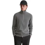 Marc O'Polo Herren, Cardigan grau unifarben, grau, Herbst/Winter 2025/2026