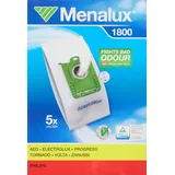 Menalux 1800, 5 Vacuum Cleaner Bags, Duraflow Fresh with Anti-Odour, Suitable for s-Bag, UltraSilencer, ClassicSilence, ASP 71, APF 61, Essensio, ErgoClassic, US, ACS, AEO, AP