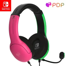 PDP LVL40 Wired Stereo Gaming Headset für Nintendo Switch pink/grün