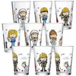 Ritzenhoff & Breker Kindergläser Berufe 205 ml 9er Set