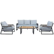 Home Deluxe Maraba Set 4-tlg. Schwarz/Grau