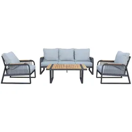 Home Deluxe Maraba Set 4-tlg. Schwarz/Grau