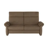 Wohnwert Einzelcouch Mikrofaser 2-Sitzer Beige