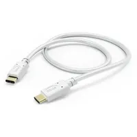 Hama Ladekabel, USB-C - USB-C, 1,5 m Weiß