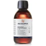 Naissance Fraktioniertes Kokosöl (Nr. 218) - 225ml - Fraktioniert, Flüssig Kokosöl für Haut, Kosmetik, Ätherische Öle