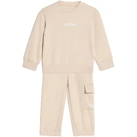 adidas Essentials Jogger Fleece Crystal Linen/White 68