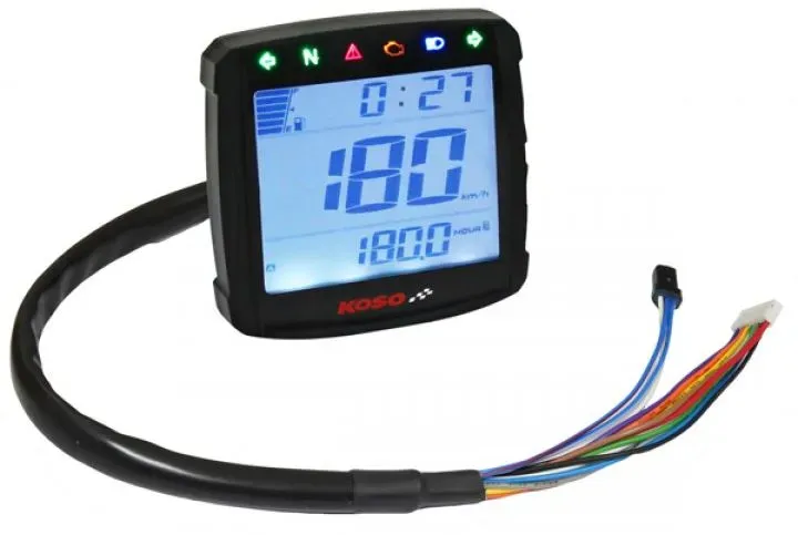 KOSO Digitaler Tachometer, XR-S 01, schwarz