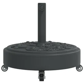 vidaXL Schirmständer Beton 27 kg Schwarz