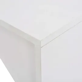 vidaXL Bartisch mit Schrank 115 x 59 x 200 cm Weiß