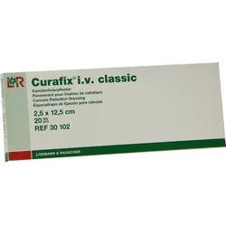 Curafix i.v. classic Pflaster 2,5x12,5 cm 20 St