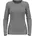 Langarmshirt Grau/Silber S