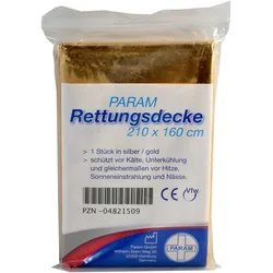 Rettungsdecke Gold/silber