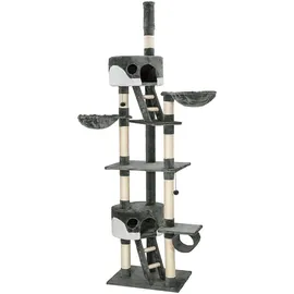 Tectake Hansi 60 x 45 x 260 cm grau/weiß