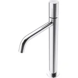 DOPORRO Wasserhahn Bad Silber in modernem Design Waschtischarmatur für Waschbecken Mischbatterie Bad 34,2 cm hoch