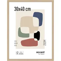 accent by nielsen Bilderrahmen Zoom 30 x 40 cm Holz Braun