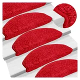 vidaXL Stufenmatten 10 Stk. 65x21x4 cm Rot