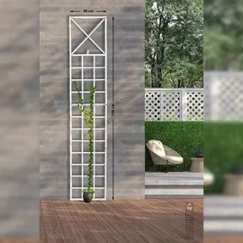 CLP Rankgitter Trigo 2er Set 0 x 0 cm Antik Weiß