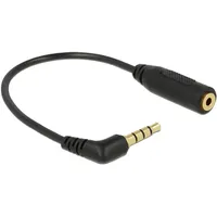 DeLock - Kopfhöreradapter - Stereo Mikro-Stecker weiblich zu 4-poliger