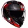 AGV K3 Striga E2206 Mplk Integralhelm - Black / Grey / Red - 2XL