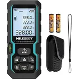 Digitaler Laser-Entfernungsmesser, 100 m/328 ft Laser-Entfernungsmesser mit elektronischer Wasserwaage und LCD-Hintergrundbeleuchtung, IP54