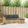 vidaXL Outdoor-Sofagarnitur 4 pcs Loungeset Weiß/Anthrazit