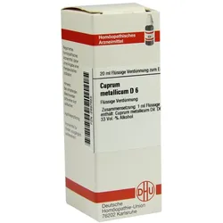 Cuprum Metallicum D 6 Dilution 20 ml
