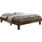 Hasena Rapallo 90 x 200 cm Fußhöhe 25 cm nussbaum geölt