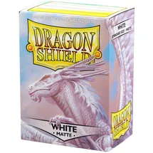 Dragon Shield Matte Kartenhüllen Weiß (100 Stück)