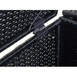 Mendler 3er-Mülltonnenverkleidung HWC-E25 schwarz
