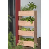 BM Massivholz BM TYP 535 Vertikales Hochbeet 69 x 40 x 130 cm Douglasie