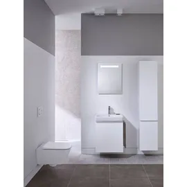 Geberit Smyle Square Mittelhochschrank 36 x 118 x 29,9 cm Weiß Hochglanz Holz