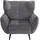 Home Affaire Sessel HOME AFFAIRE "Ariana", grau (stone), B:103cm T:98cm, 90% Polyester 10% Polyamid, Sessel, Sessel, Stylischer Hochlehner bzw. Ohrensessel