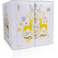 accentra – Adventskalender Beauty mit 24 Make up & Kosmetik Produkten – Schmink Adventskalender Frauen mit Lippenstift, Wimpern, Nagellack, Lidschatten, Applikatoren uvm. – Weihnachtskalender Beauty