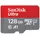 SanDisk Ultra MICROSDXC 128GB + SD Adapter 100MB/S Class 10 UHS-I - Tablet Packaging