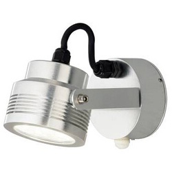 Wandleuchte/Strahler Monza Aluminium massiv, mit Sensor