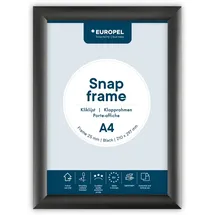 Europel DIN A4 25 mm, schwarz,