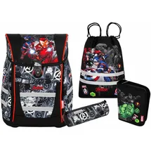McNeill Disney Schulranzen Set Teneris 4tlg. Marvel Avengers Koffer24