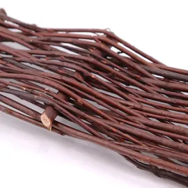 Aquagart 1 Beeteinfassung aus Weide 10x50cm I Beetbegrenzung /Weidenzaun zur Beetumrandun...