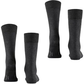 Falke Happy 2er Pack anthracite melange 43-46