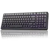 AULA F99 Pro Mechanische Gaming Tastatur,3-Modus Wireless Mechanische Tastatur,Fünfschichtige Polsterung Struktur,Seitlich Graviert,RGB,QWERTY,Hot-swap Custom Keyboard (Grau)