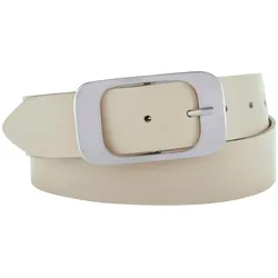 Ledergürtel BERND GÖTZ, Damen, Gr. 95, beige, Leder, casual,modisch, Gürtel, in trendigen Farbnuancen