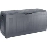 KETER Hollywood 270l graphit Gartenbox Gartentruhe Aufbewahrungsbox