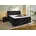 Jockenhöfer Gruppe Boxspringbett »Sancara, inklusive 7-Zonen-TTFK-Matratzen und 9 cm Kaltschaumtopper«, goldfarbige Designelemente, Härtegrade wählbar (H3,H3/H4 oder H4) schwarz