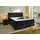 Jockenhöfer Gruppe Boxspringbett »Sancara, inklusive 7-Zonen-TTFK-Matratzen und 9 cm Kaltschaumtopper«, goldfarbige Designelemente, Härtegrade wählbar (H3,H3/H4 oder H4) schwarz