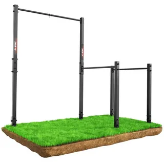K-Sport Klimmzugstange + Dip Station Schwarz
