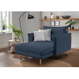 INOSIGN Loveseat »Lazio« moderner Sessel mit einer bequemen Polsterung, 2 Stk. Zierkissen blau