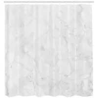 ABAKUHAUS Duschvorhang 175 x 200 cm grau
