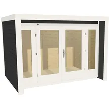 Weka Designhaus 263 2,95 x 2,95 m anthrazit