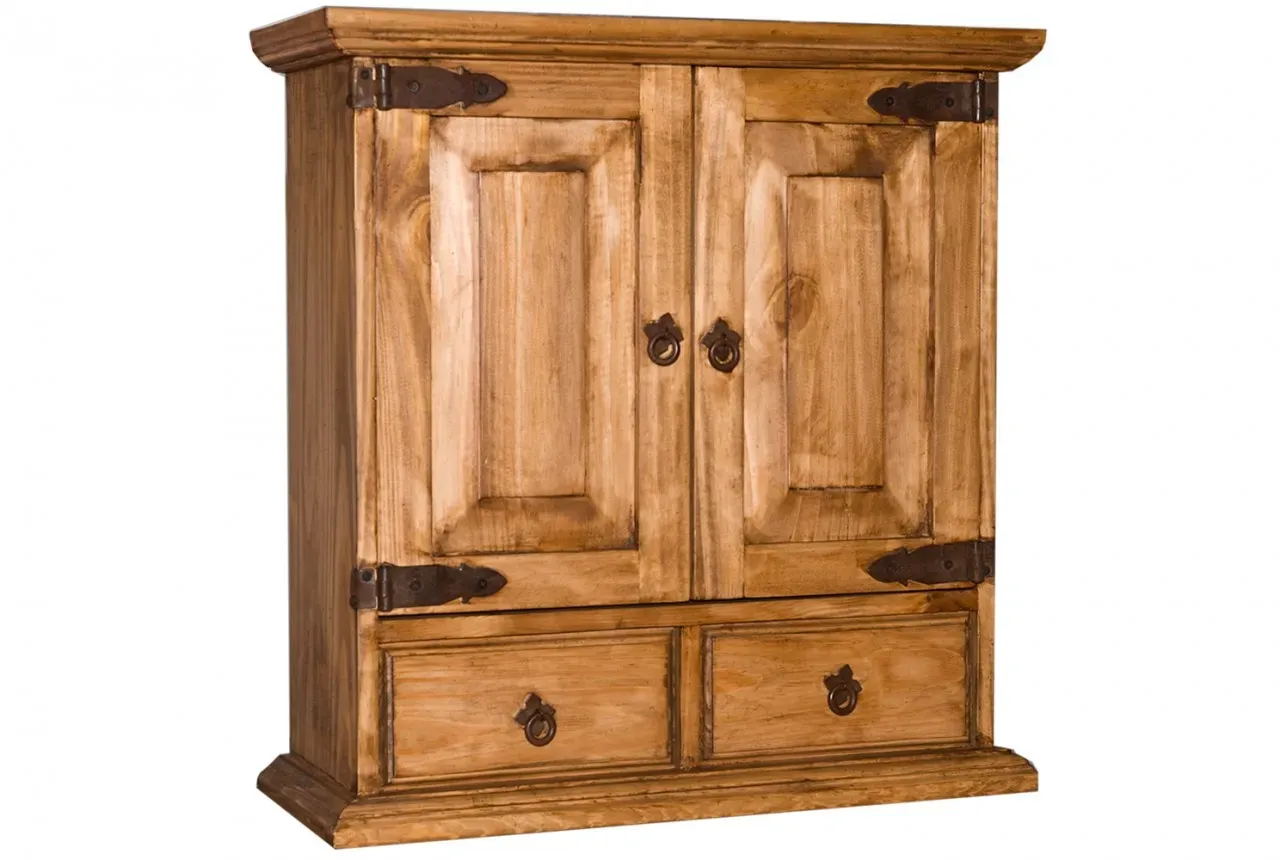 Hängeschrank MEXICO, Pinie Massivholz, Landhausstil, aus Mexiko