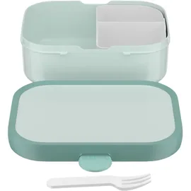 Mepal Campus Brotdose mit Bento-Einsatz und Gabel 750 ml Cool Mint